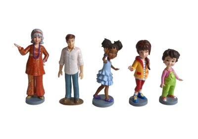 Lote de 5 juguetes Disney Junior Figura Nancy Figura Decoración de Pasteles Foto 1 de 4