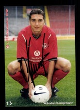Slobodan Komljenovic Autograph Card 1st FC Kaiserslautern 1999-00 + A 184496