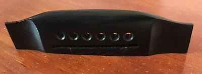6 Strings Acoustic Guitar Bridge Ebony Wood For Martin & Many Other Guitars Part - Image 1 of 4