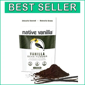 Premium 100% Pure Tahitian Vanilla Bean Powder - 4 oz - No Additives or Fillers - Picture 1 of 10