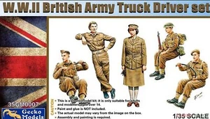 Gecko Models 35GM0007 1/35 WWII British Army Truck Driver Set (Plastic model) - Picture 1 of 1