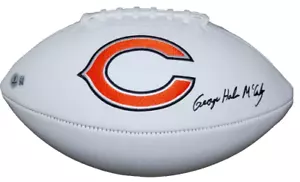 Fútbol tamaño completo firmado por George Halas Mccaskey (CHICAGO BEARS) BECKETT BR63090 - Imagen 1 de 3