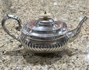 BIRKS STERLING SILVER COFFEE TEA POT 776 GRAMS VINTAGE 1900-1940 BALUSTER FOOTED - Picture 1 of 24