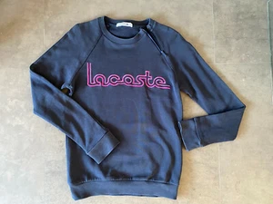 Lacoste Damen Pullover Sweatshirt Gr. 36 blau mit Reißverschluss an der Schulter - Bild 1 von 12