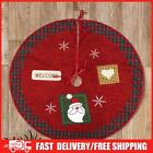 Christmas Tree Skirt Round 60cm Cloth Tree Mat Home Holiday Party Supplies (#5)