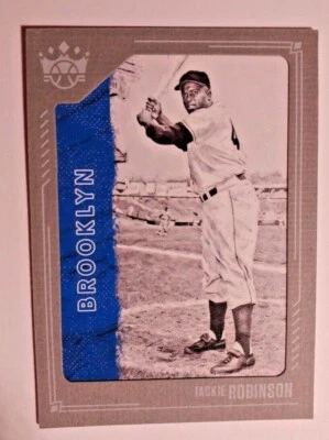 2021 DIAMOND KINGS GRAY FRAMED PARALLEL JACKIE ROBINSON - Image 1 of 2