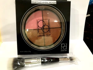 Paula Dorf Four-Toned Mineral Bronzer New in Box + Mally Brush - Picture 1 of 4