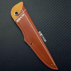 PU Lederhülle Messeretui Sicherheitstasche Holster für Mini-Typ Obst braun #J1 - Bild 1 von 1