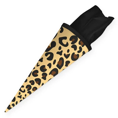 itenga Geschwister Schultüte 35cm Leopard Geschenkverpackung Zuckertüte