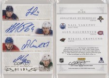 2013-14 National Treasures /20 Alex Galchenyuk Jonathan Huberdeau Rookie Auto RC
