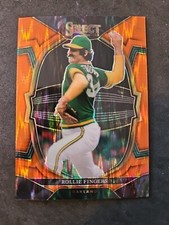 Rollie Fingers  2023 Select Oakland Athletics #93 Orange Flash Prizm