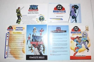 Hero Clix DC Hero Clix Indy Hero Clix completo di manuali regole - Foto 1 di 3