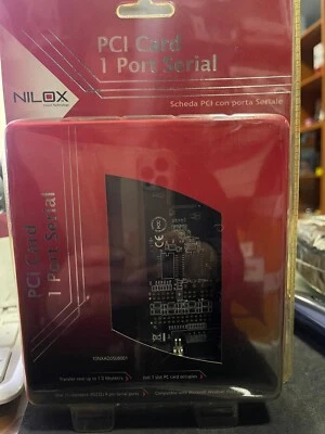 SCHEDA PCI CARD  1 PORTA SERIALE 9 PIN  RS232 TRASFERIMENTO 1 Mbps ALTA QUALITA' - Immagine 1 di 2