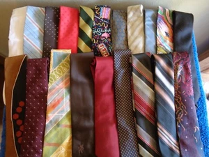 Corbata Lote de 20 Corbatas Corbatas Corbatas De Colección Modernas Utilería Juego Disfraz Moda - Imagen 1 de 10