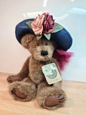 Boyds Bear AUNT YVONNE DUBEARY 11' flower hat scarf RARE posable limbs *RETIRED*