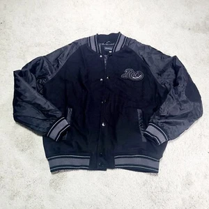 Rocawear Varsity Jacke Herren 3XL schwarz Honor Amongst Thieves Wolle Hip Hop Y2K Vintage - Bild 1 von 15