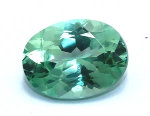 AAA natürlicher grüner Montana Saphir Ovalschliff 10,20 ct lose ZERTIFIZIERTER Edelstein - Bild 1 von 6
