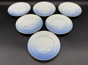 B and G Bing & Grondahl Seagull Bread Dessert Plates (Set of 6) Denmark - Picture 1 of 5