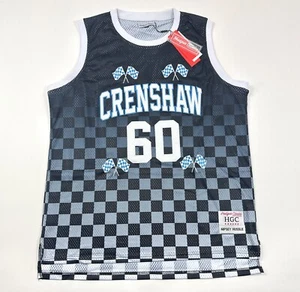 Nipsey Hussle #60 Crenshaw Headgear Classics Men 2XL XXL Black Checkered Jersey - Picture 1 of 11