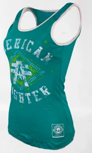 AMERICAN FIGHTER Women's T-Shirt TANK CORNELL Athletic Biker - Picture 1 of 7