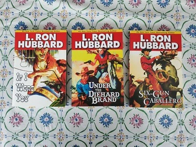 Lot 3 L Ron Hubbard Stories from the Golden Age Galaxy Press Westerns Bestseller Foto 1 de 4
