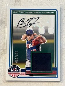 BRADY TYGART 2023 Panini USA Baseball Stars & Stripes Jersey AUTO # 163/200