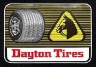 Dayton Reifen Rennauto Aufkleber c1970 2 3/4"" x 4"" mit Pferdekopf Logo selten