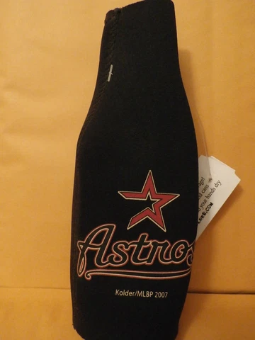 MLB Houston Astros  Neoprene Bottle Suit Holder/KOZZIE with Zipper Cover