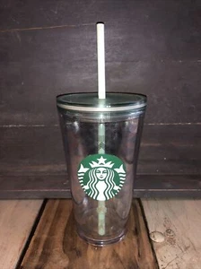 Starbucks 16 oz Mermaid Scale Plastic Tumbler w/ Lid & Straw Green Iridescent - Picture 1 of 4