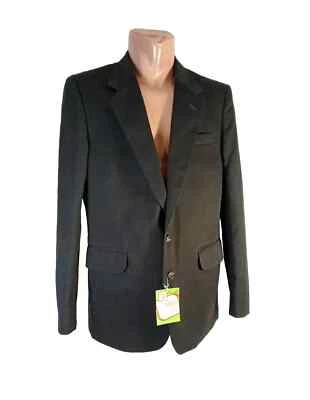 Blazer negro informal para hombre URSS, chaqueta soviética vintage, chaqueta URSS hombre retro Foto 1 de 4