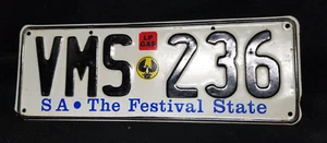 SOUTH AUSTRALIA LONG LICENSE PLATE #VMS 236 THE FESTIVAL STATE LP GAS - Picture 1 of 8