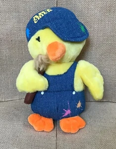 Peluche pulcino artistico peluche pollo pittore artista regalo hippie stravagante - Foto 1 di 6