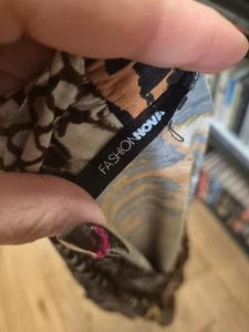 Vestido midi ceñido al cuerpo estampado animal Nova de moda talla M - Imagen 1 de 5