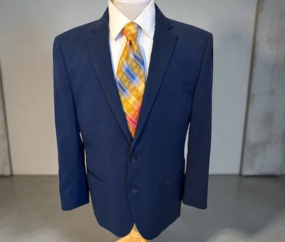 Blazer Savile Row Tip Off Abrigo Deportivo Traje Chaqueta Talla 42R Azul Marino Lunares Foto 1 de 4