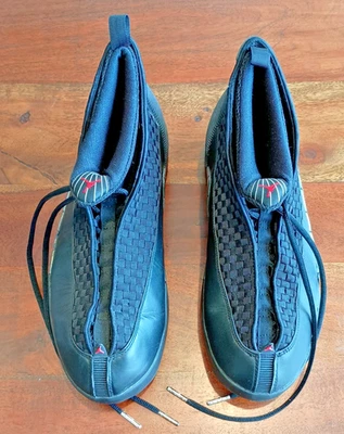 Talla 12 - Air Jordan 15 Retro 2017 Stealth Auténtico Sin Caja Reglued Foto 1 de 4