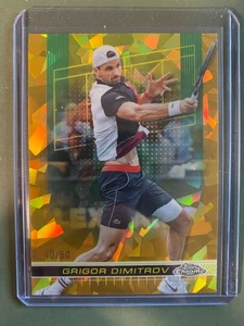 2024 Topps Chrome Sapphire Grigor Dimitrov #40/50 oro 163 - Foto 1 di 2