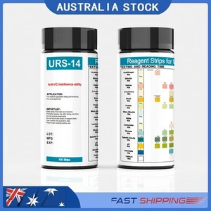 100 Strips 14-in-1 Reagent Urinalysis Strips 14 Parameters Urine Test Strips AU - Picture 1 of 15
