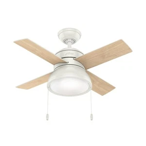 Hunter Fans 59385 Loki 36 Inch Ceiling Fan with LED Light Kit and Pull - Picture 1 of 4