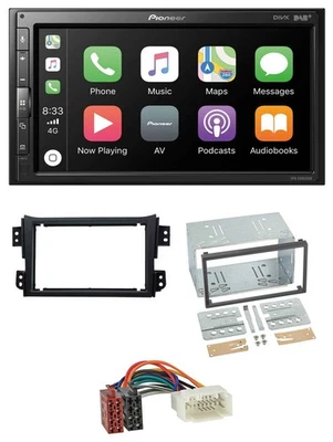 Pioneer USB MP3 DAB 2DIN Bluetooth Autoradio für Opel Agila B Suzuki Splash 2008 - Bild 1 von 4