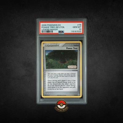 Power Tree Reverse Holo 2006 Ex Legend Maker #76 PSA 10 (New Cert) POP 14 - Image 1 of 2