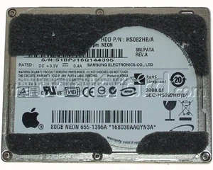 UNIDAD DE ESTADO SÓLIDO SSD APPLE MACBOOK AIR 13 2008 A1237 80 GB ZIF+OS X LION 10.7.5 - Imagen 1 de 7