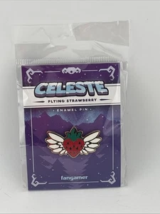 Spilla Celeste Fragola Volante Ufficiale Oro Rosa Smalto Rigido Distintivo Spilla 1,5" - Foto 1 di 3