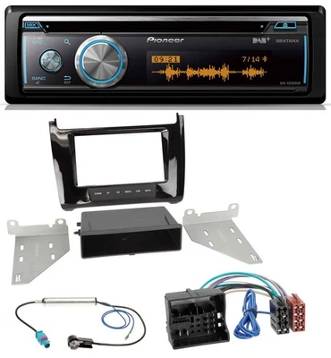 Pioneer MP3 DAB USB CD Bluetooth Autoradio für VW Polo (ab 14) - piano-schwarz - Bild 1 von 4