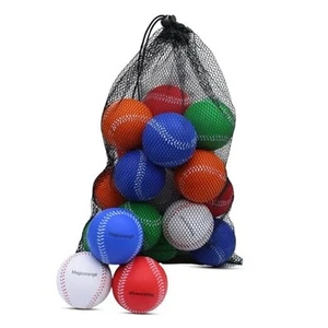 Baseball, Foam Baseballs 20 Pack Practice Training Baseballs Unmarked - Picture 1 of 7