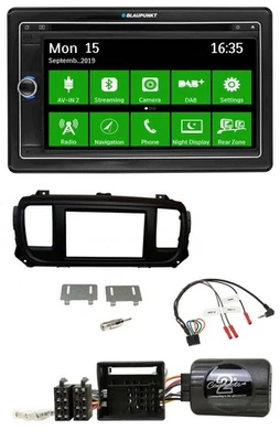 Blaupunkt Bluetooth 2DIN Lenkrad DAB USB TMC Navigation für Toyota Proace Citroe - Bild 1 von 4