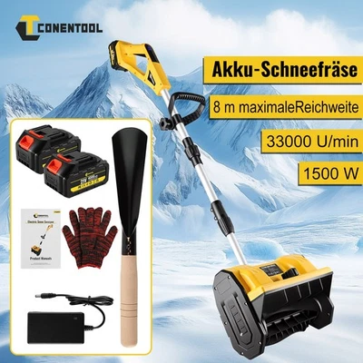 Akku Schneeschaufel Schneeschieber Elektrische Schneefräse mit 2Akku Für Makita - Bild 1 von 4
