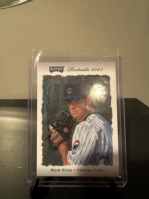 2003 Playoff Portraits - Mark Prior #47 Silver 33/50 CUBS - Image 1 of 2