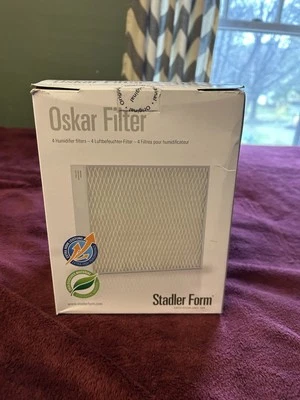 Stadler Form Oskar Humidifier Filter Cassette, Pack of 4, White - Image 1 of 4