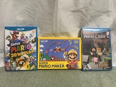 Wii U Game Soft Set (mine Craft,Mario - Image 1 of 2