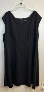 LAUREN RALPH LAUREN Damen Etuikleid schwarz V-Ausschnitt 20 W Flügelärmel Cocktail - Bild 1 von 11